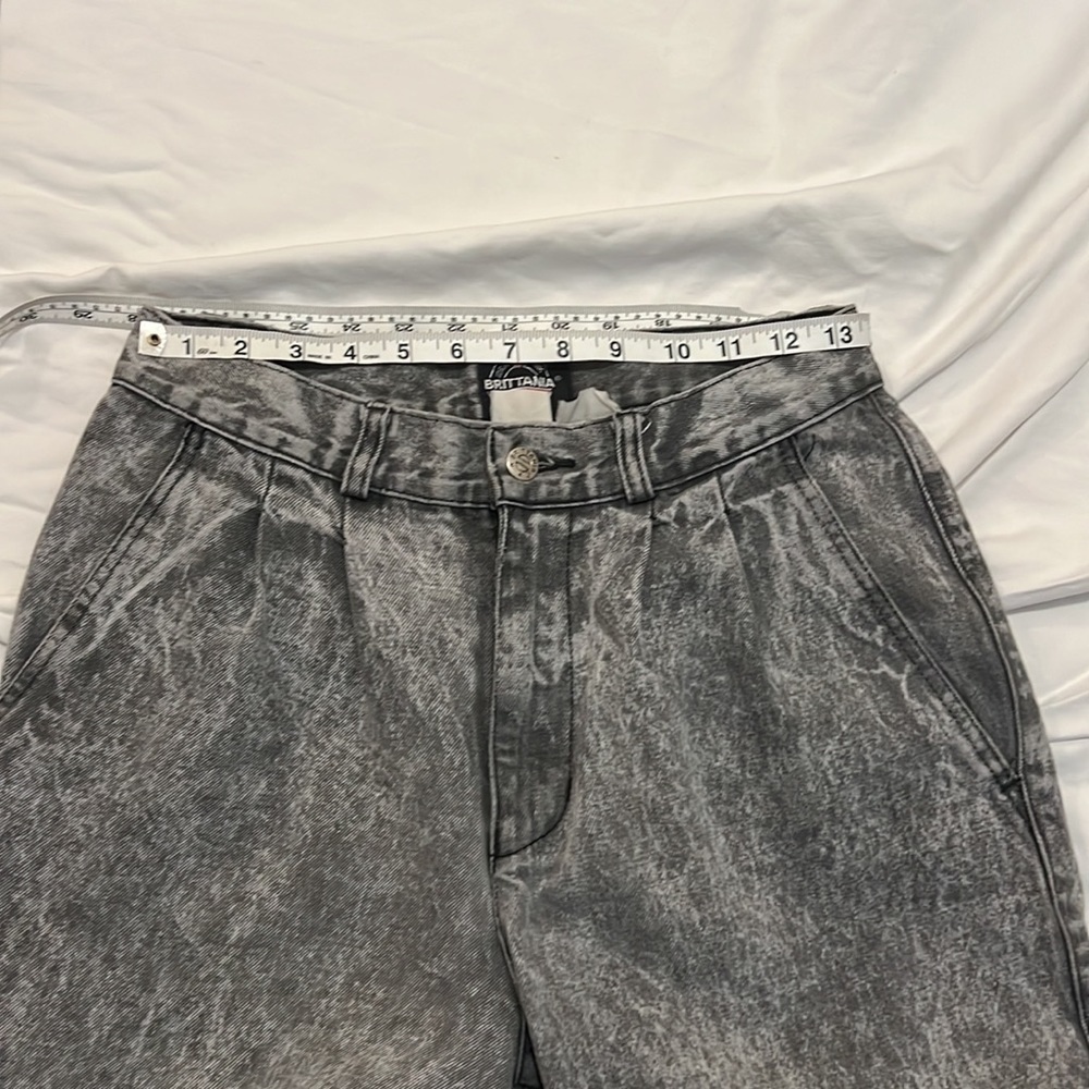 Women’s Vintage Acid Washed Brittania High Waisted Jeans Approx 28x32 (EXCELLENT - Picture 5 of 8